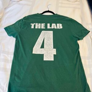 SMITHS Green Short Sleeve Tee with Graphic Back